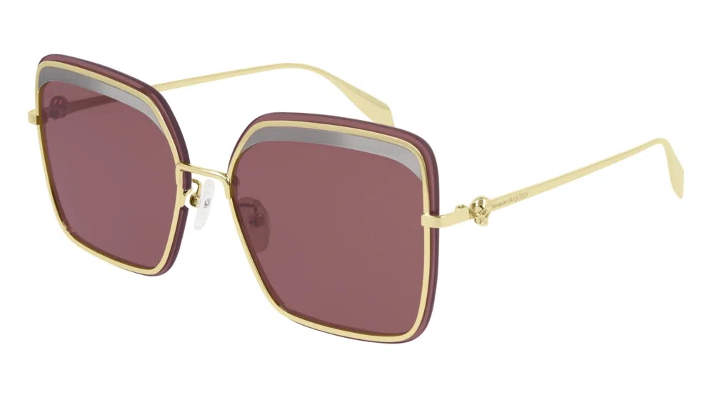 Alexander McQueen Iconic AM0222SK Sunglasses - view 2
